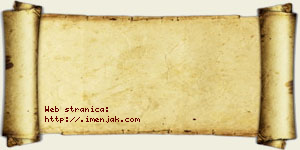 Jasmina Dečermić vizit kartica